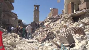 Image of Amatrice Italy earthquake 2016