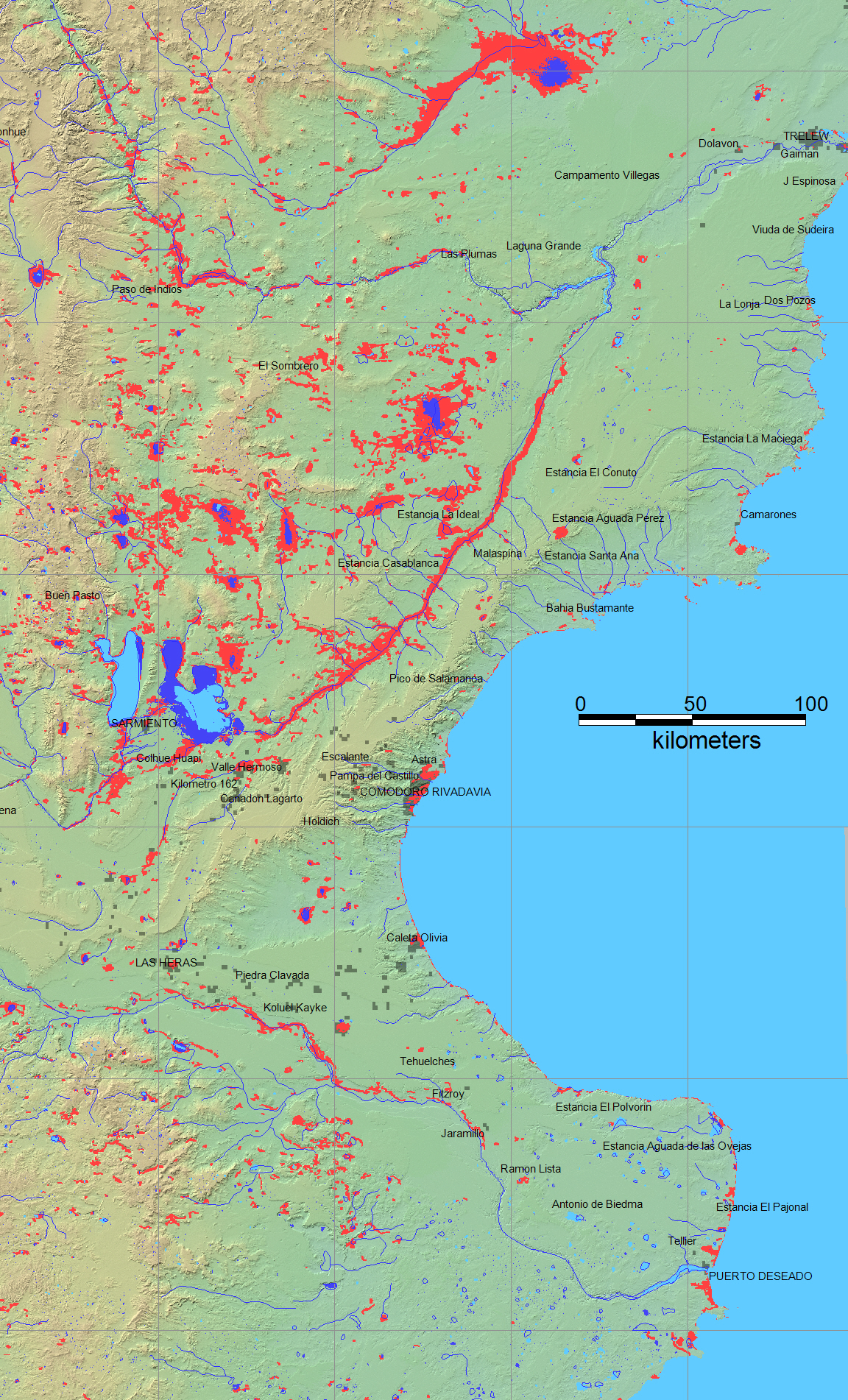 Map of Argentina 