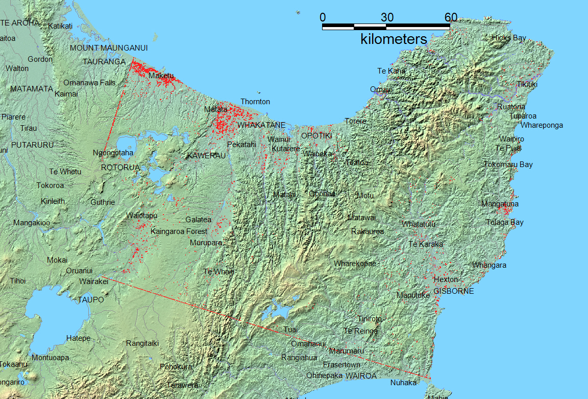  Images of a SAR Flood Map