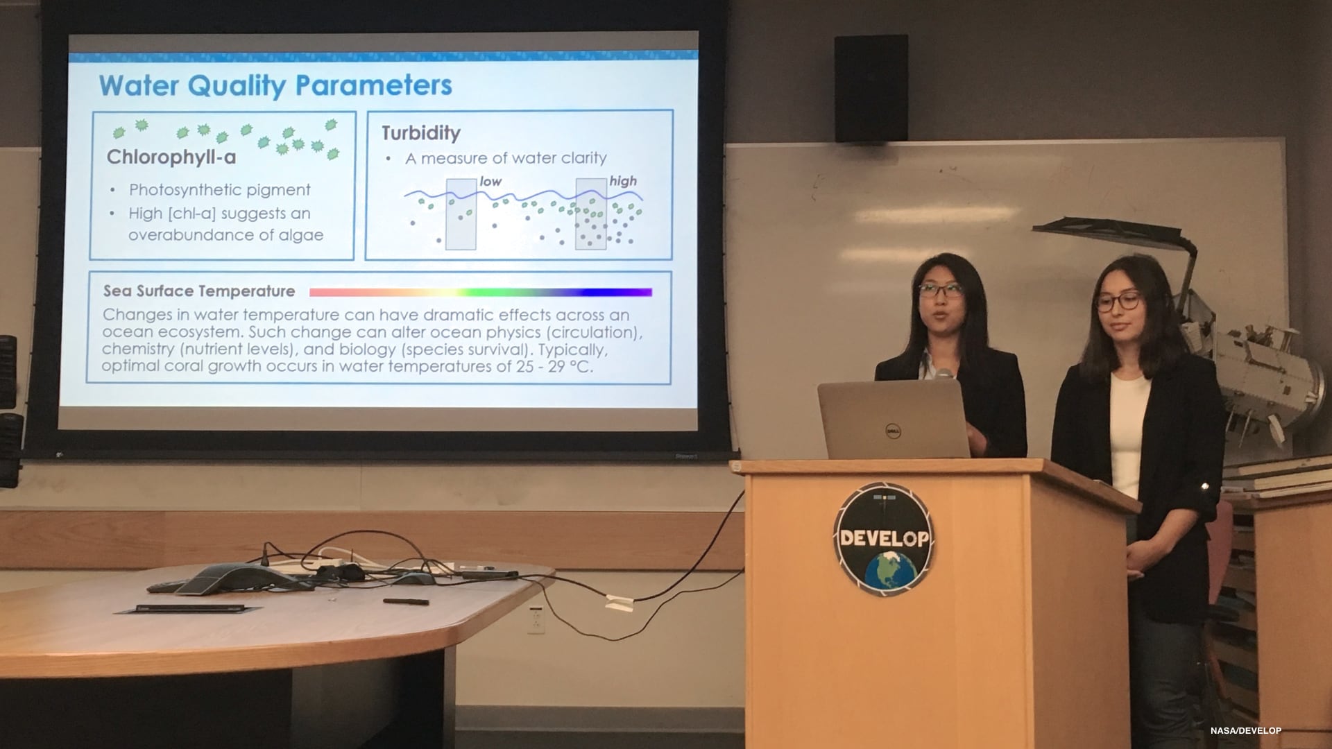 Belize Water Resources team presenting