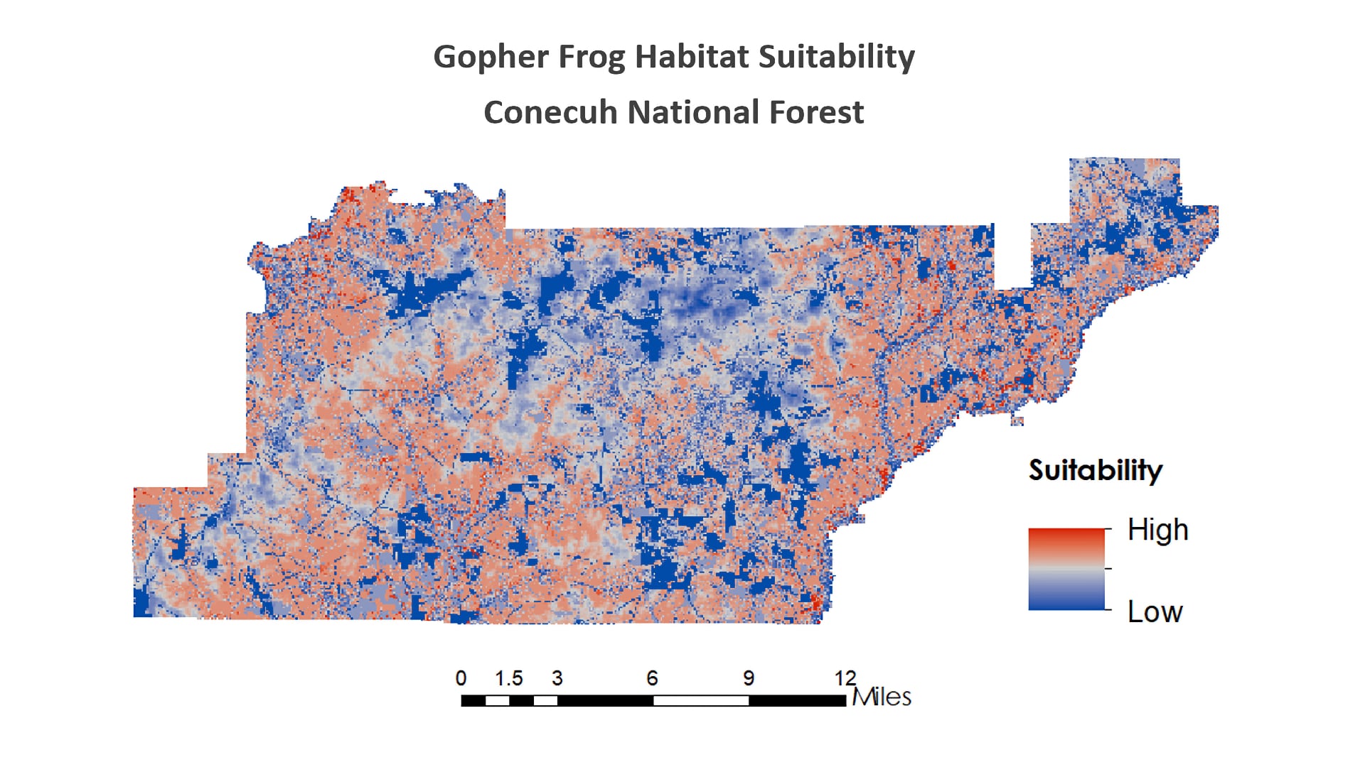 Suitability Map Frog