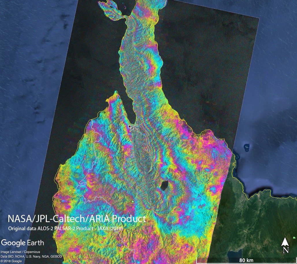 Image of the interferogram map 