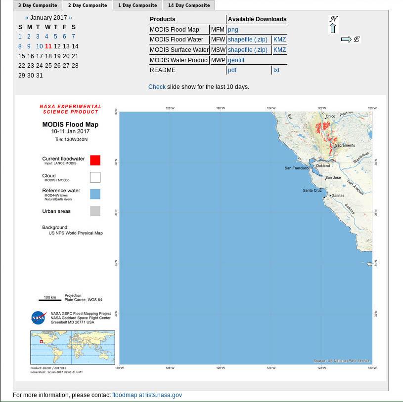 Image of Landsat Flood Maps