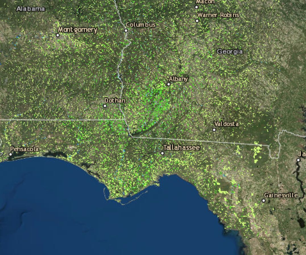 Map of where Hurricane Michael is was anticipated 