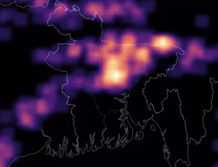 scientific visualization of lightning forecasts