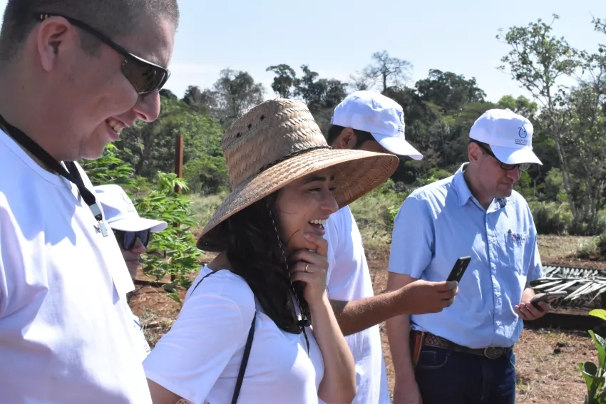 Photo of scientists in the field