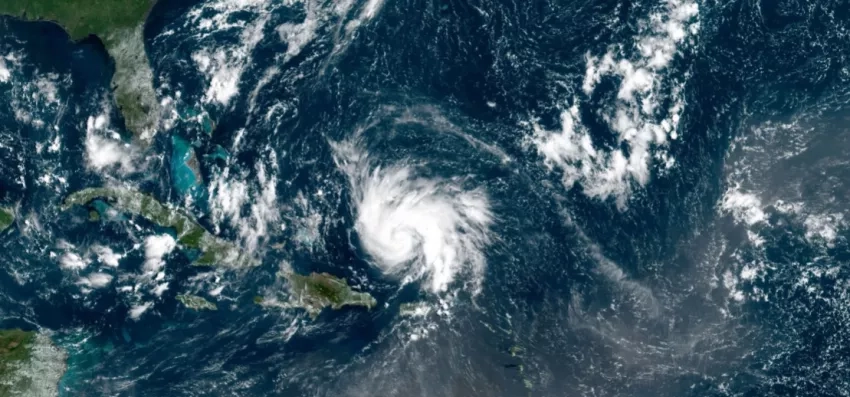 GOES-16 image of Hurricane Dorian