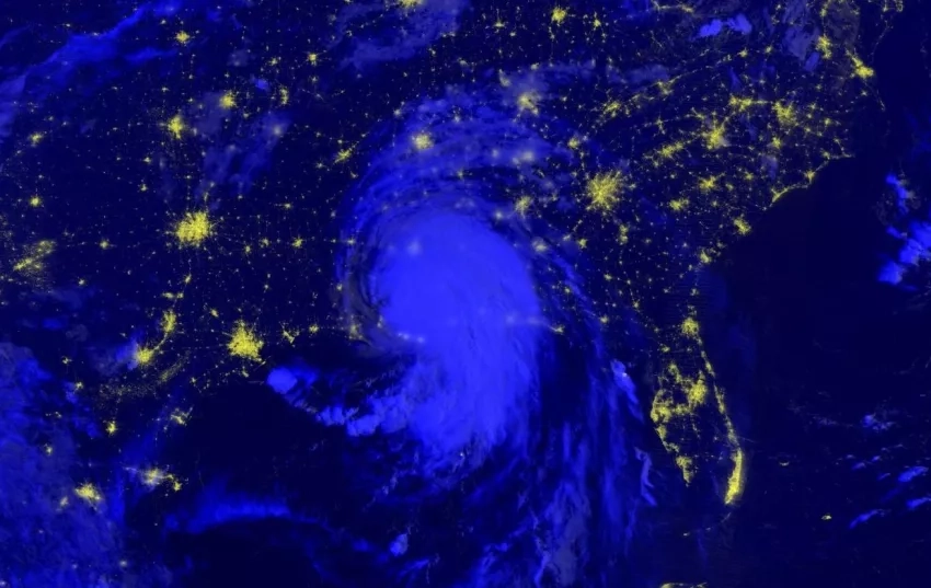 This day/night-band imagery of Hurricane Ida was captured by the VIIRS instrument onboard the NASA/NOAA Suomi-NPP satellite early the morning of Aug. 30, 2021. Day/night-band imagery is useful for identifying nighttime lights from cities, and can be used to monitor for loss of light which may indicate power outages in the wake of a disaster. Credits: NASA