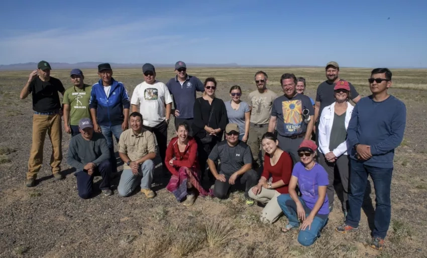 photo of people in Mongolian field