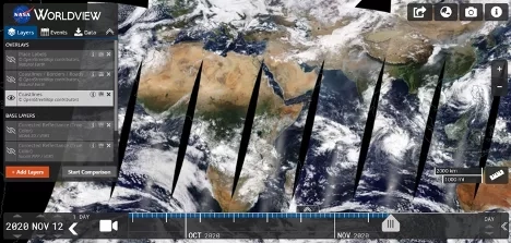 Screenshot of Worldview