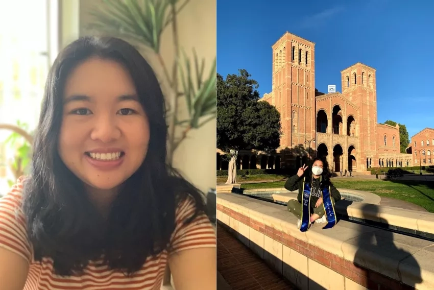 Karen An graduating from UCLA with her Ph.D. Credits: Karen An