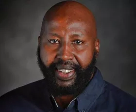 close up portrait of smiling man