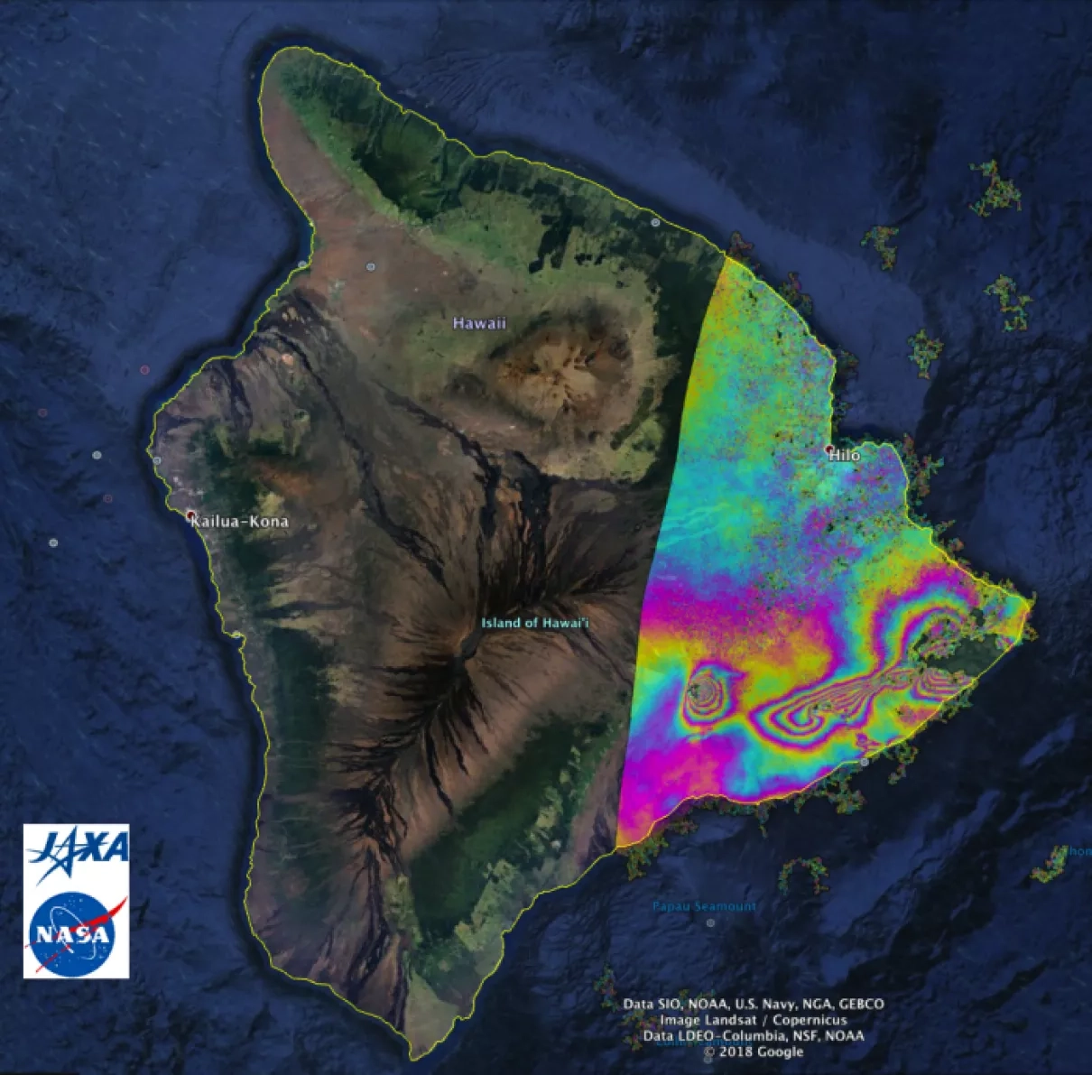 Image of ALOS-2 Interferogram 