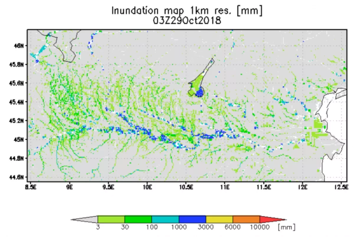 Graphic of RainFall and Flooding From Super Typhoon Yutu