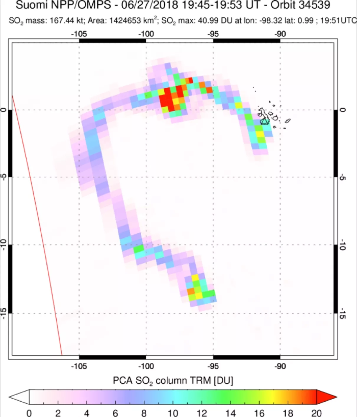 Graphic of SNPP/OMPS SO2 map for the Sierra Negra Eruption