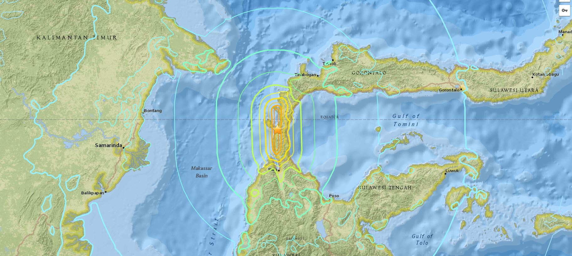 Sulawesi Island Indonesia Earthquake And Tsunami 2018 Nasa