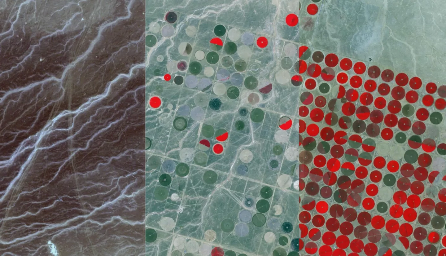 Wadi As-Sirhan Basin in northwest Saudi Arabia