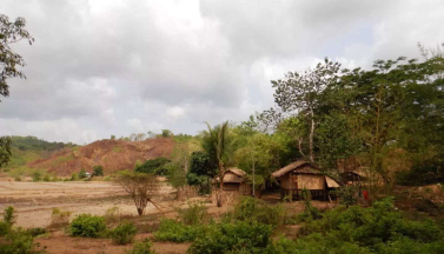 Photo of a village in Myanmar