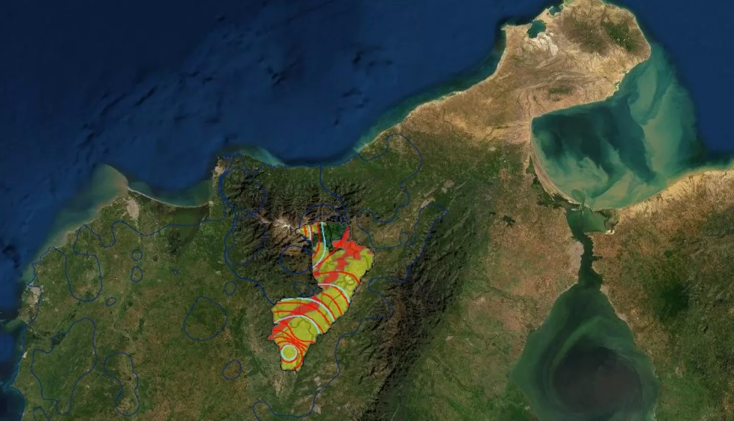 Image from the Colombia mapathon