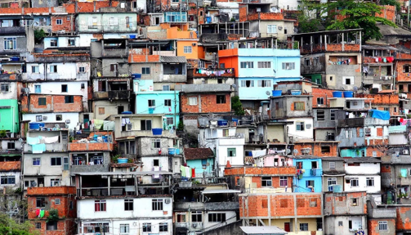 Favela in Rio de Janeiro, Brazil