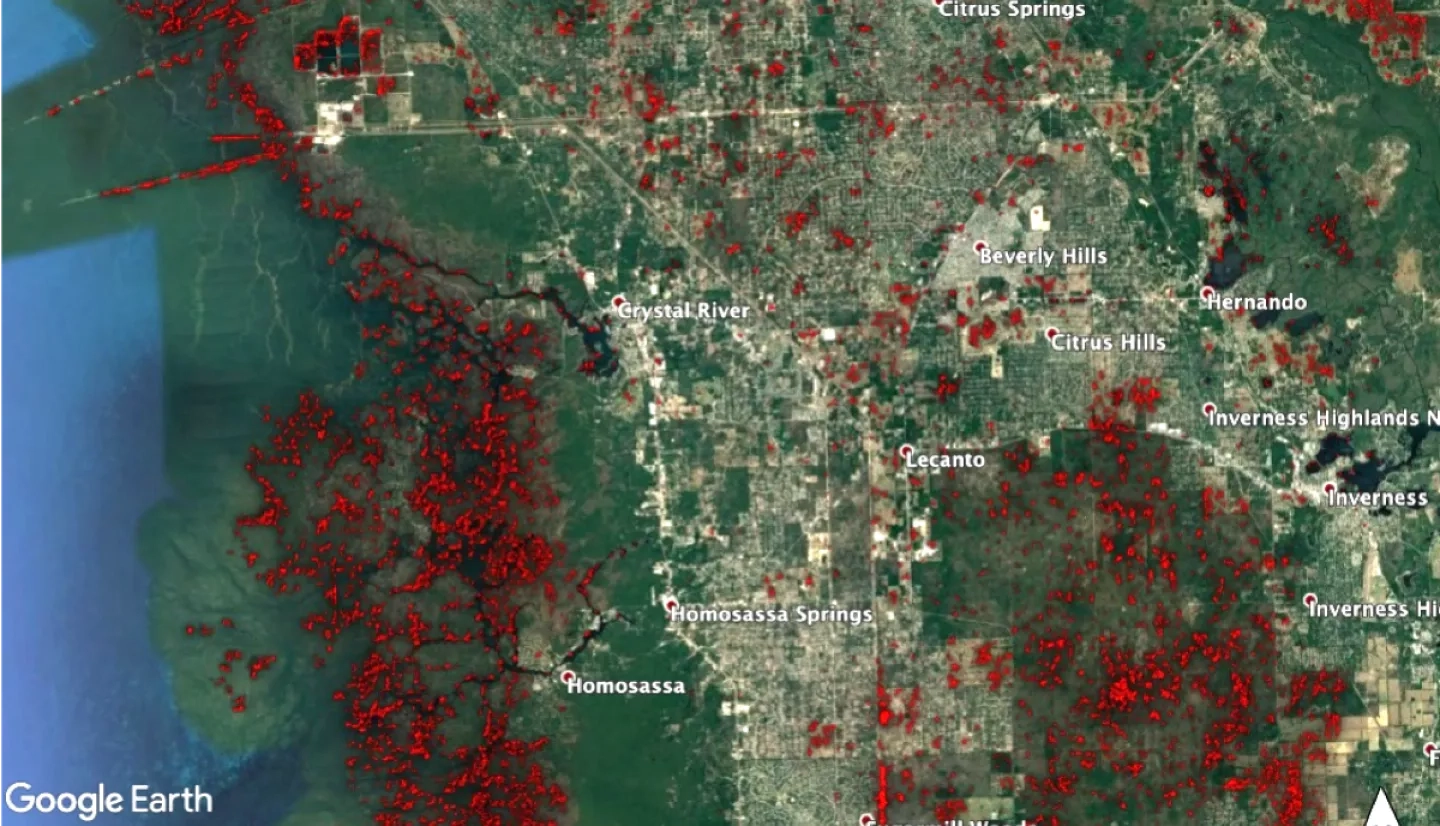 Radarsat-2 Change Detection Map 