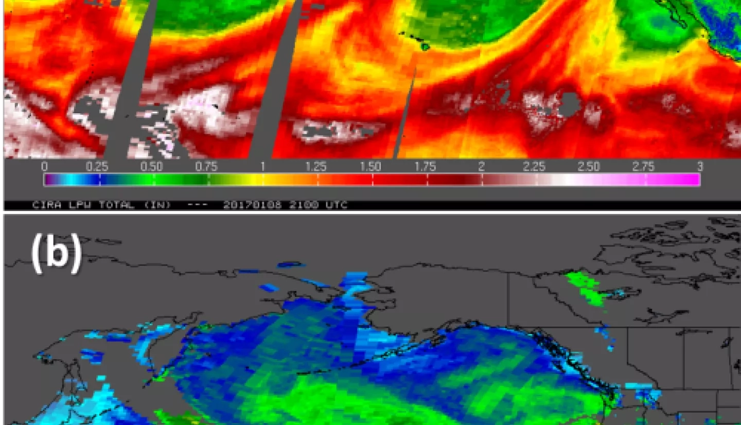 CIRA total precipitable water