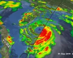 GPM Overpass of Hurricane Dorian