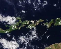 MODIS Image of the November 2020 Lewotolo Eruption