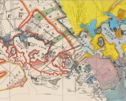 Historic map of the Harbor used in this study.