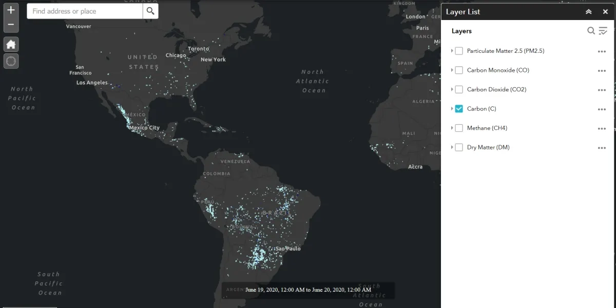 Near Real-time Global Fire Emissions Data Now Available on the NASA ...