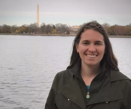 photo of woman smiling at camera